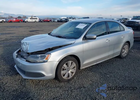 2013 Volkswagen Jetta 2.5L Se из США, поврежденный, VIN 3VWDP7AJ3DM413074